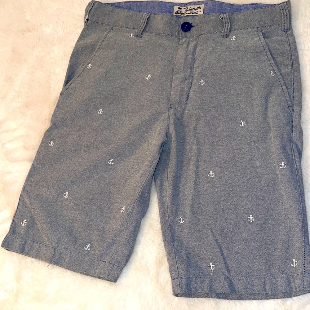 Grey sz:30 Shorts with Anchors